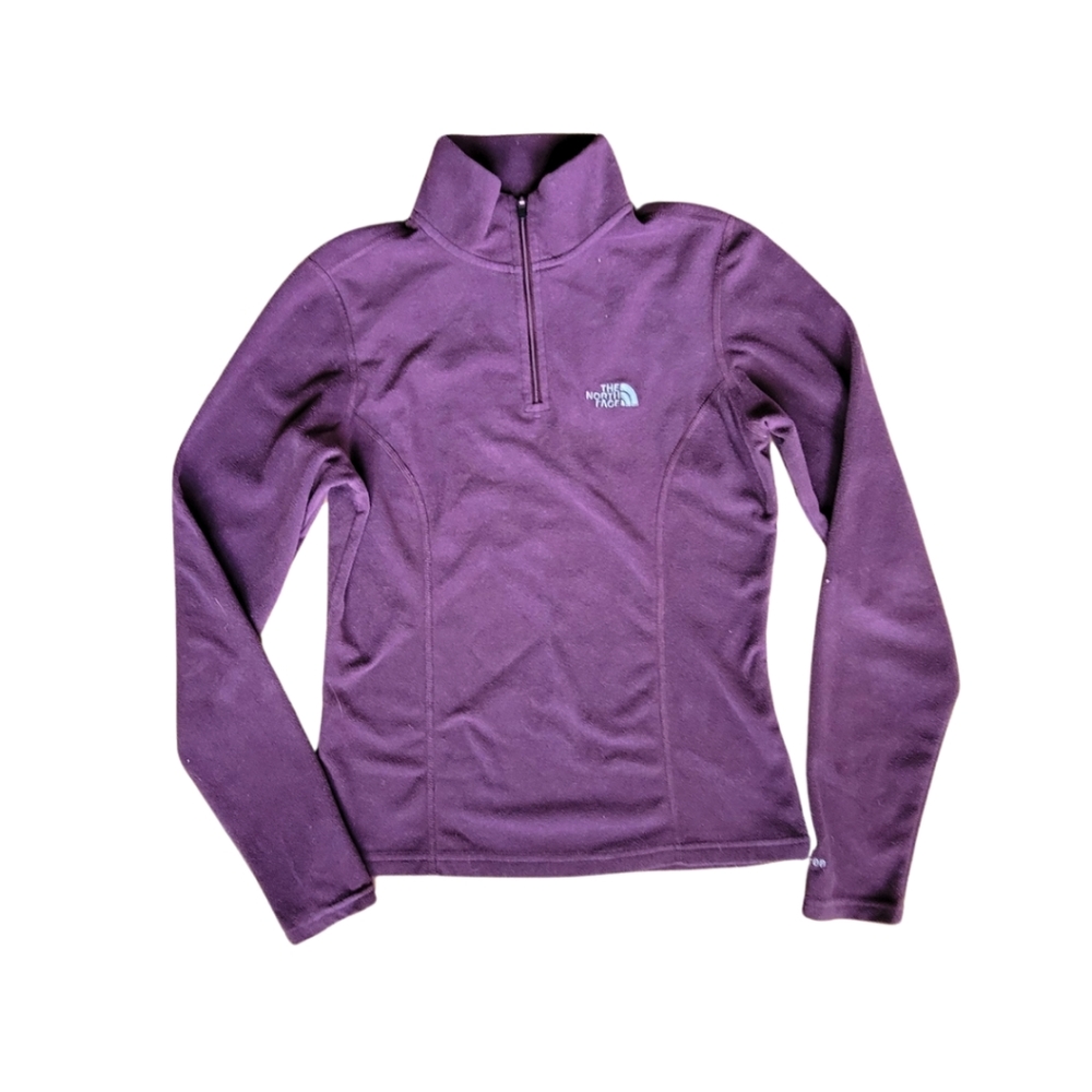 The North Face Dark Purple Quarter Zip Sweater